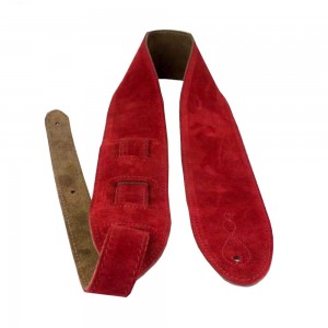 Leathergraft Comfy Bootlace Suede Red